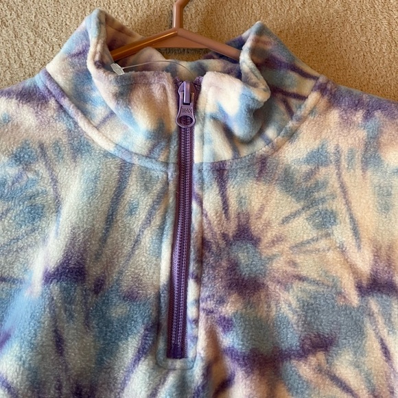 NWT btween Girls’ Tie-Dye Fleece Pullover 8 - Picture 5 of 11